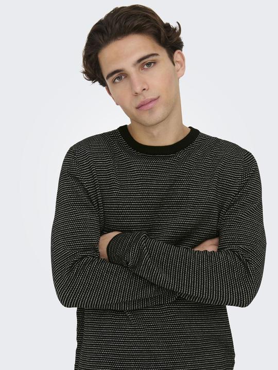 Actual product image Only & Sons Rundhalsausschnitt Strickpullover (S)