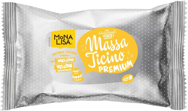 Actual product image Massa Ticino Sugar modelling clay yellow 250 g (1 x)