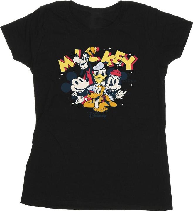 Actual product image Disney Womens/Ladies Mickey Mouse Group Cotton T-Shirt (XXL)