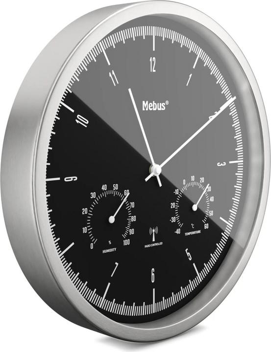 Produktbild Mebus Funkwanduhr (25 cm)