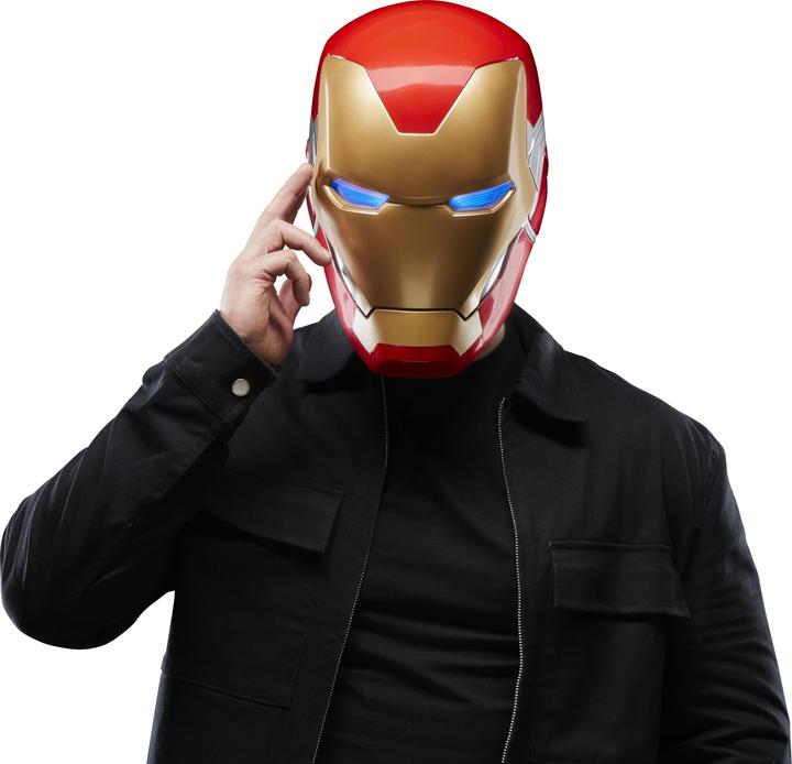 Actual product image Hasbro Avengers: Endgame Marvel Legends Electronic Helmet Iron Man Brand LXXXV