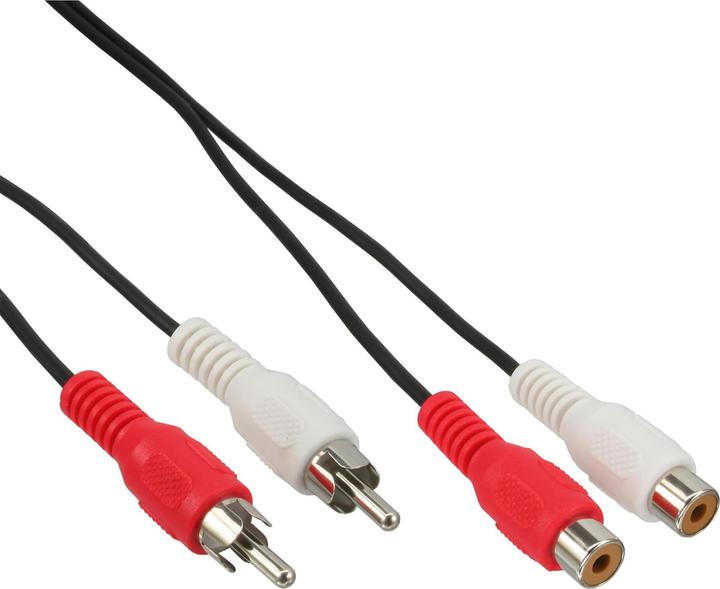 Produktbild InLine Cinch Verlängerung (5 m, Cinch)