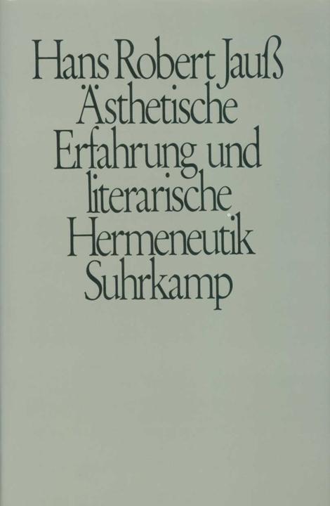 Immagine prodotto Esperienza estetica ed ermeneutica letteraria (Hans R. Jauss, 1982)