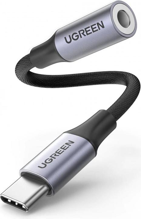 Ugreen USB-C zu 3.5mm Buchse Adapter mit DAC Chip (USB Typ C, 3.5mm Klinke)