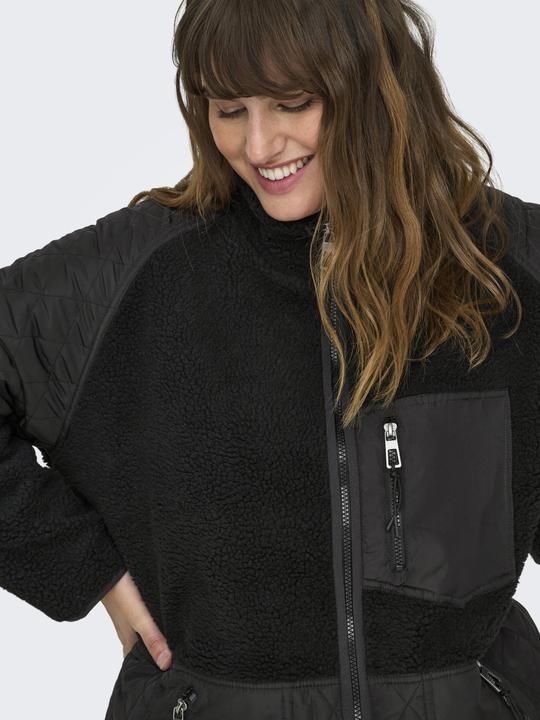 Actual product image Only High closed curve coat quilted jacket (M)