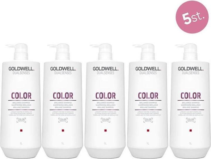 Produktbild Goldwell 5x Dualsenses Color Brilliance Shampoo 1000ml (1000 ml)