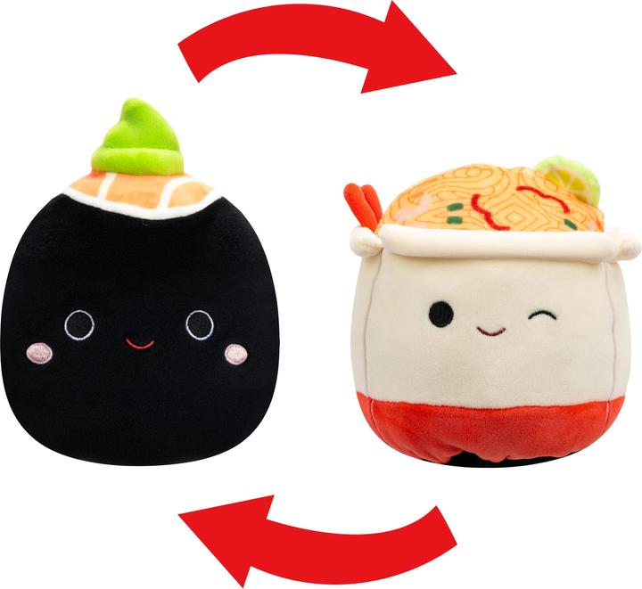 Squishmallows 13 cm Plush P21 Flip A Mallows - Shozo Nori Sushi/ Daley Takeout Noodles (13 cm)