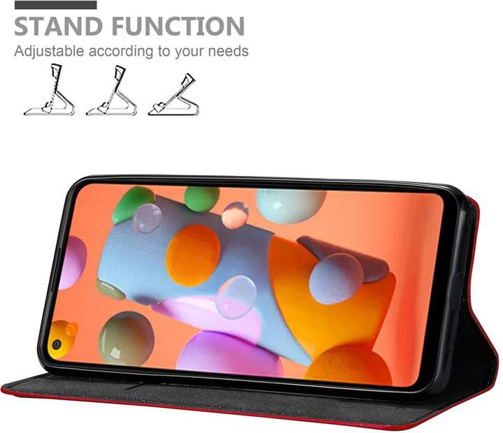 Actual product image Cadorabo Book Invisible Magnet Cover (Samsung Galaxy A11)