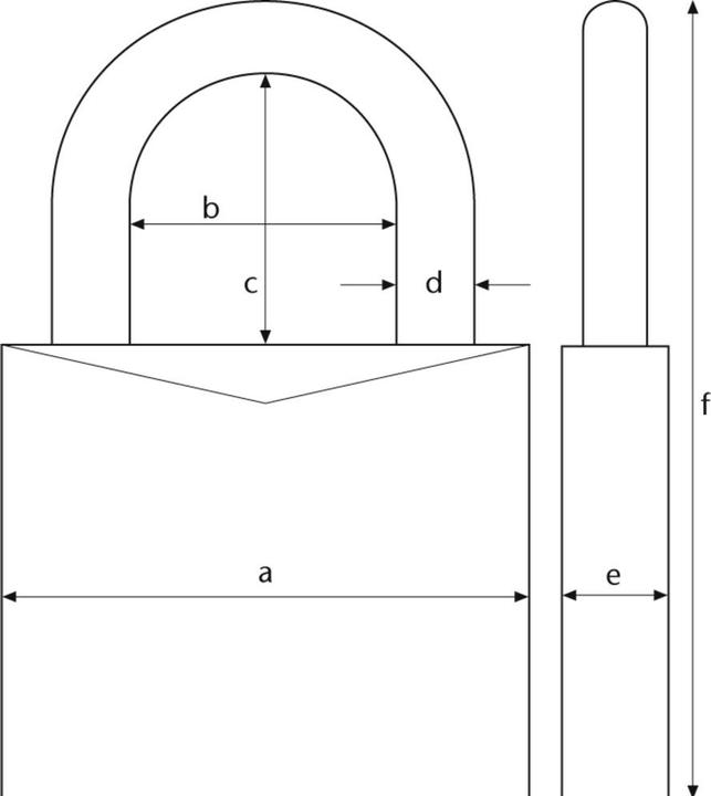 Actual product image Abus Combination lock 145/40