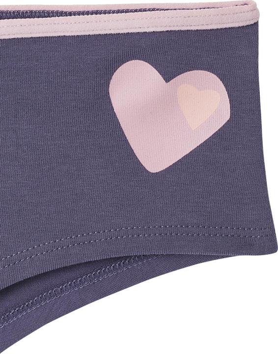 Image du produit Vertbaudet 7er-Pack Mädchen Shortys, Herzen Oeko-Tex (146, paquet de 7)