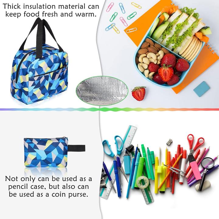 Produktbild Sciphylia Schulrucksack-Set mit Lunchpaket & Federmäppchen