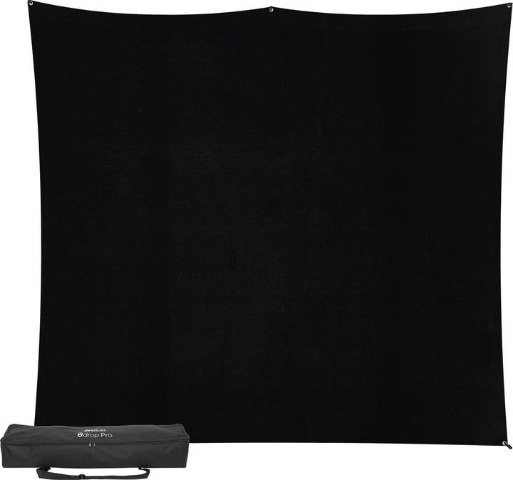 Produktbild Westcott X-Drop Pro - Rich Black (8' x 8') Kit (240 cm, 240 cm)