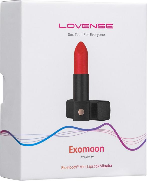 Image du produit Lovense Vibromasseur Exomoon en rouge à lèvres