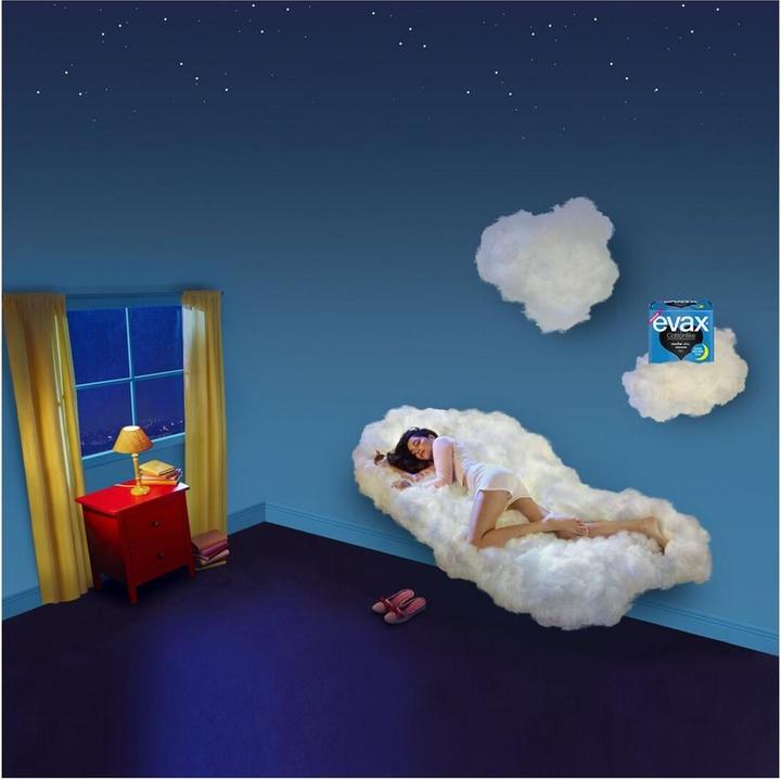 Actual product image Evax Cottonlike night sanitary towels with wings 9 pieces (9 x, Sanitary pads)