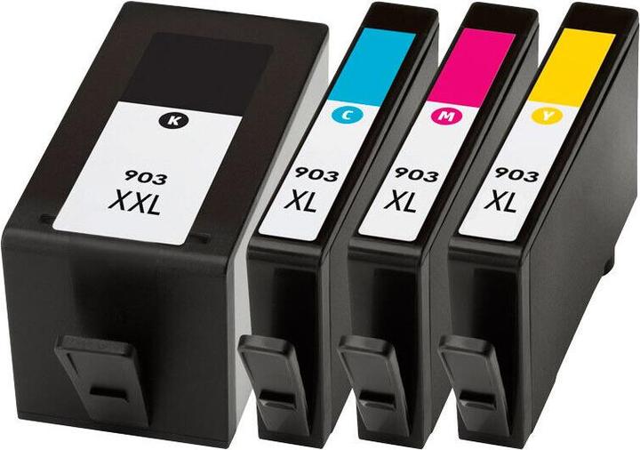 Produktbild Inkadoo Multipack kompatibel zu HP 3HZ51AE / 903XL Tintenpatrone, enthält 4 x Tintenpatrone