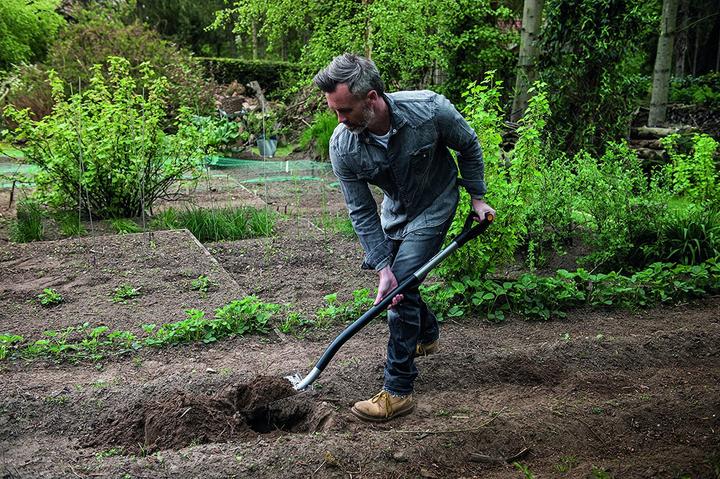 Produktbild Fiskars Telescopic Gärtnerspaten rund