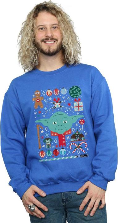 Immagine prodotto Star Wars Yoda Christmas Felpa Uomo (4XL)