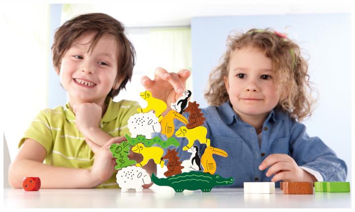 Image du produit Haba Jeu de plateau 'Pyramide d'animaux'. Version en grec 3212 de 5 ans et plus (Grec)