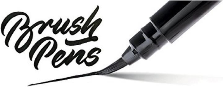 Actual product image Pentel Brush Pen Pocket Brush Pen black (Black, 1 x)