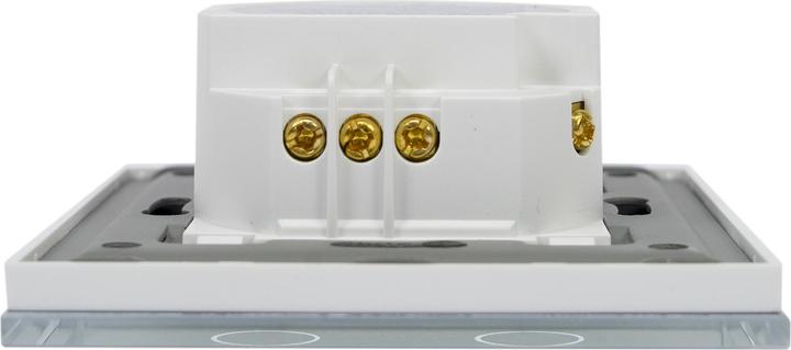 Produktbild PNI Leiterkopfschalter und Doppelkreuzkopfschalter mit Glasberührung CS202W, weiss mit LED-Anzeige, 8