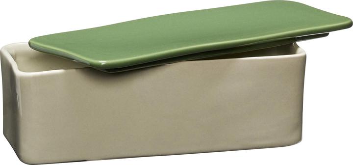 Image du produit Hübsch Amare Desk Organiser Small Sand/Green (24 x 11 x 7 cm, 800 l)