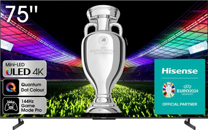 Produktbild Hisense TV 75U7KQ (75", U7K, Mini-LED, 4K, 2023)