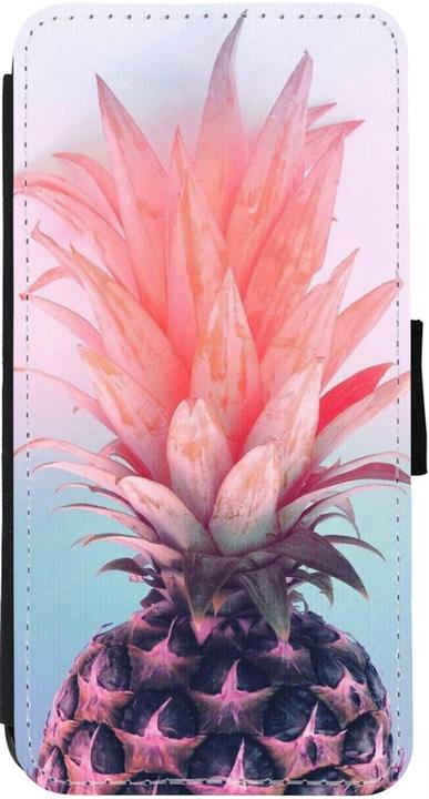 Immagine prodotto PhoneLook Portafoglio Coque noir Viola Rosa Ananas (Apple iPhone 13)