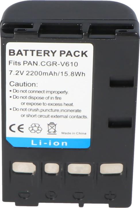 Image du produit AccuCell Batterie Panasonic CGR-V14S Batterie CGR-V610 CGR-V620 (Batterie)