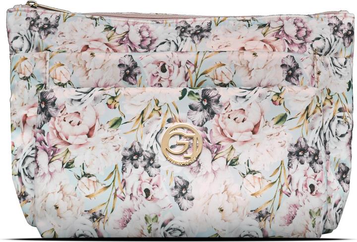 Cimi Gillian Jones - 3-room cosmetic bag - Rose flowerprint