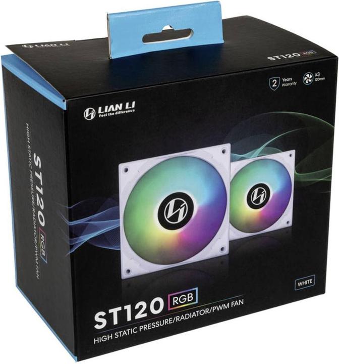 Immagine prodotto Lian-Li Ventola ST120 RGB PWM, confezione da 3 con controller (120 mm, 3 x)