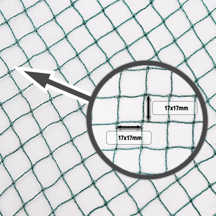 Immagine prodotto Aquagart Teichnetz 5m x 10m Laubnetz Silonetz Laubschutznetz Vogelschutznetz Teichschutz