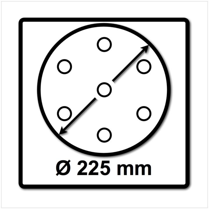 Produktbild Festool STF D225/8 Granat Schleifscheiben 225 mm PLANEX P240 GR / 25 Stück ( 499642 ) (240)