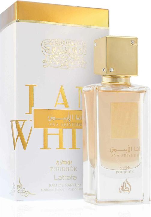 Lattafa Perfumes Ana Abiyedh I am White Poudree (Eau de Parfum, 60 ml)