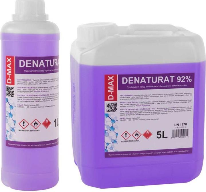 Image du produit Gsg24 Denatured alcohol alcool dénaturé D-MAX 1L