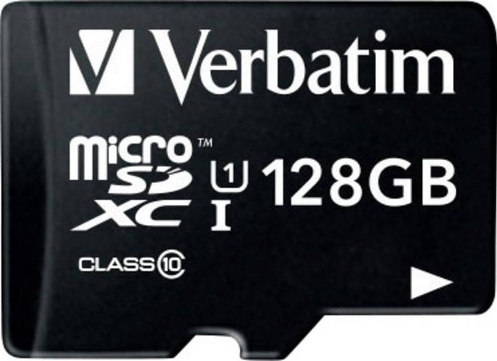 Produktbild Verbatim Micro SDXC Card Class 10 (128 GB, microSDXC, U1, UHS-I)