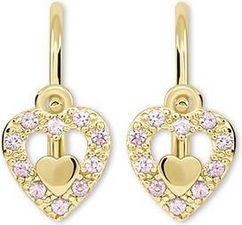 Brilio Girls Ì heart earrings made of gold 745 239 001 00779 0000440
