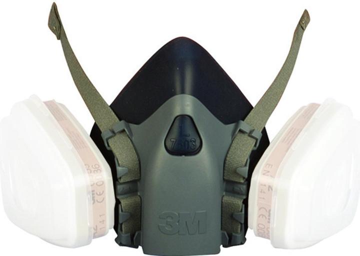 Produktbild 3M Gase- und Dämpfe-Atemschutzmasken-Set Typ 7523L (A2P3 R, 1 x)