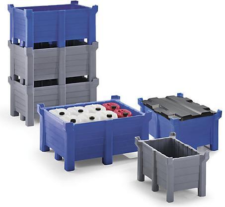 Actual product image kaiserkraft PE transport and stacking containers