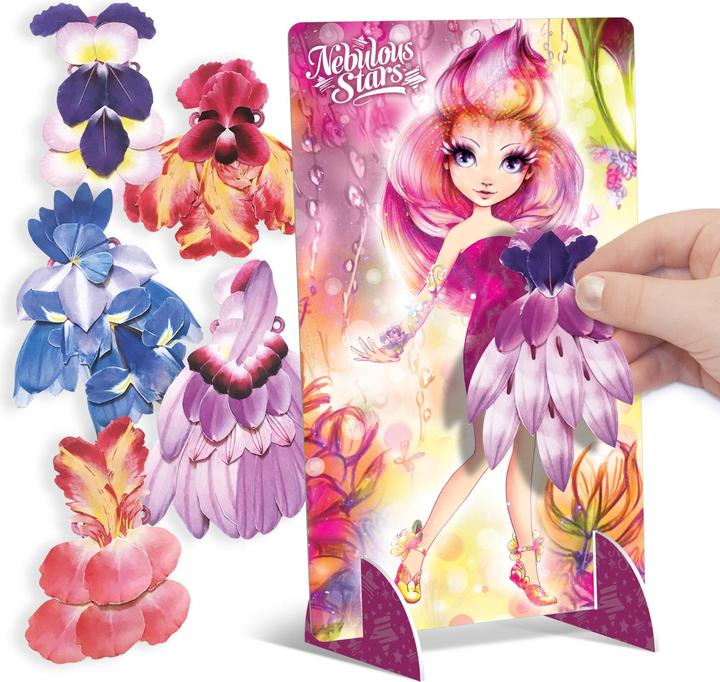 Actual product image Nebulous Stars Floral fashion creations