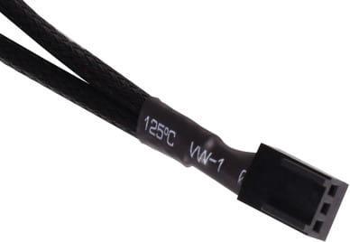 Actual product image Alphacool LK Y-splitter 3-pin to 4x 3-pin 30cm (0.30 m, Plastic)