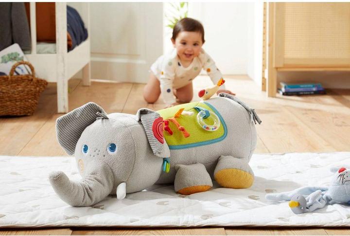 Actual product image Haba Discovery animal elephant (German, French, Italian, English)