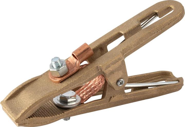Produktbild Stahlwerk Massezange Masseklemme Erdungsklemme bis 500A Vollmessing Schweissgerät
