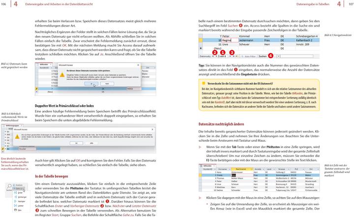 Actual product image Access für Einsteiger - Schritt für Schritt zur Datenbank (German, Inge Baumeister, 2022)