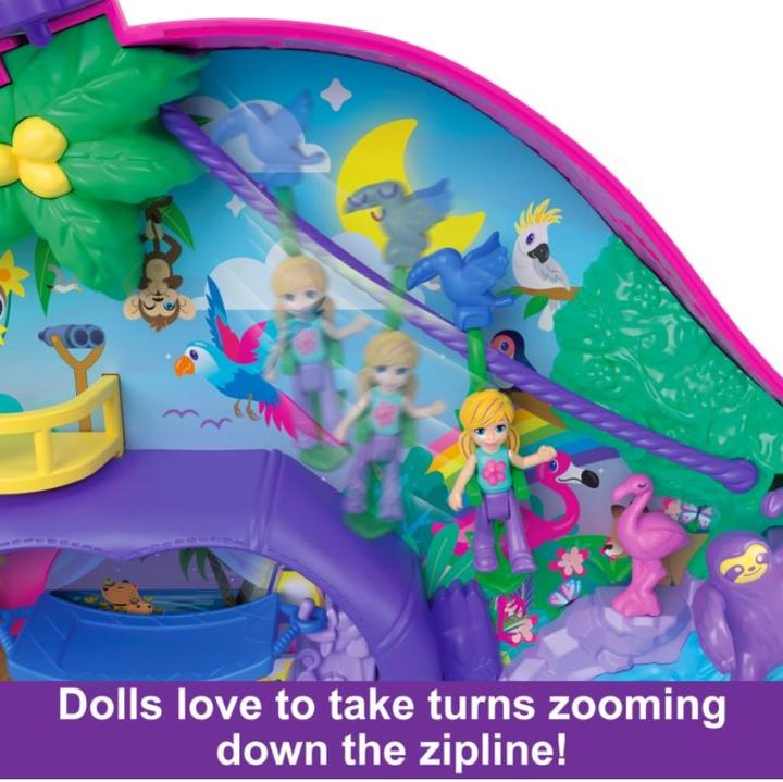 Actual product image Polly Pocket Sloth Family 2-in-1 Purse Compact