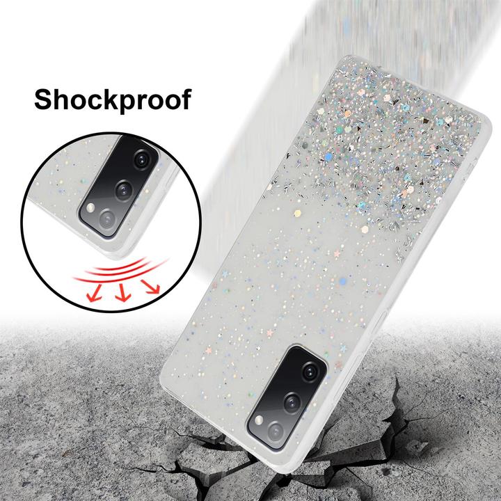 Image du produit Cadorabo Couverture TPU paillettes scintillantes (Samsung Galaxy S20 FE)