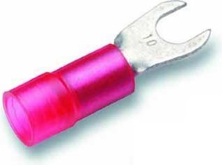 Produktbild Cimco Quetschkabelschuhe, Gabelform Cu, DIN 46237, rot, 0,5 - 1 mmÂ², 3 mm