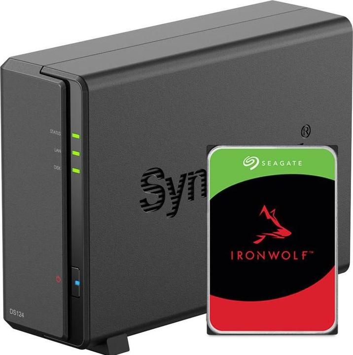 Produktbild Synology DS124 (1 x 4 TB, Seagate Ironwolf)