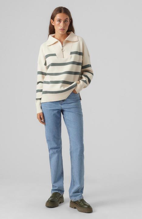 Produktbild Vero Moda High Neck Reissverschluss Bluse (XL)