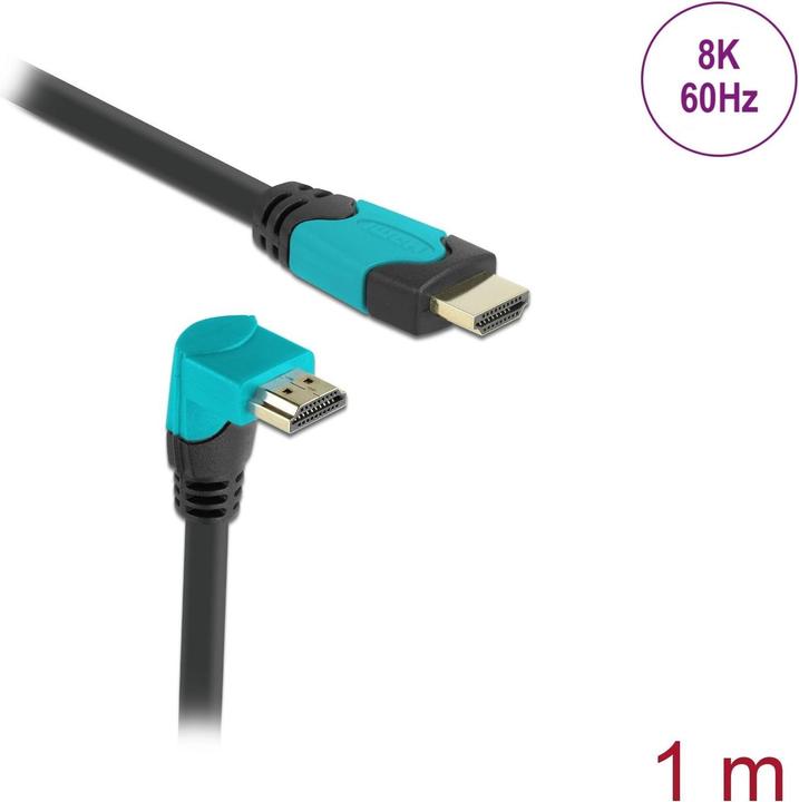 Image du produit Delock Câble HDMI haute vitesse (1 m, HDMI)