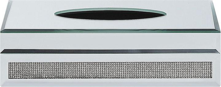 Immagine prodotto Beliani Portafazzoletti a specchio argento ottico 25 x 15 cm CHARLY